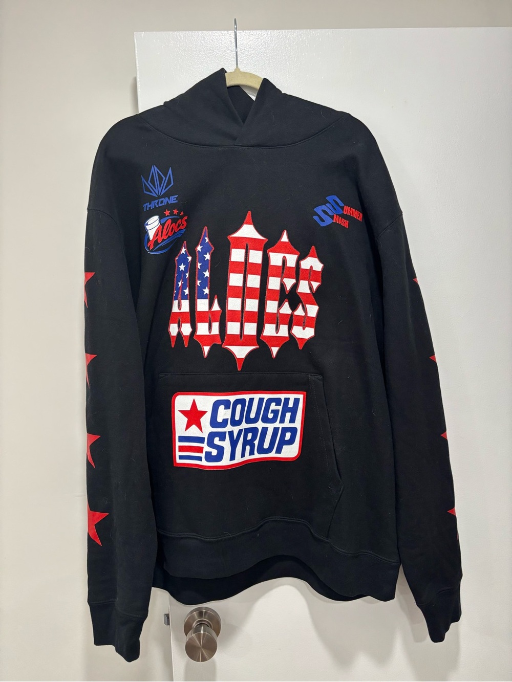 ALOCS x 2026 Summer SmashGraphic Black Hoodie – Heavyweight